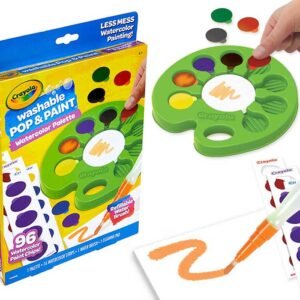 Crayola Washable Pop & Paint Watercolor Palette