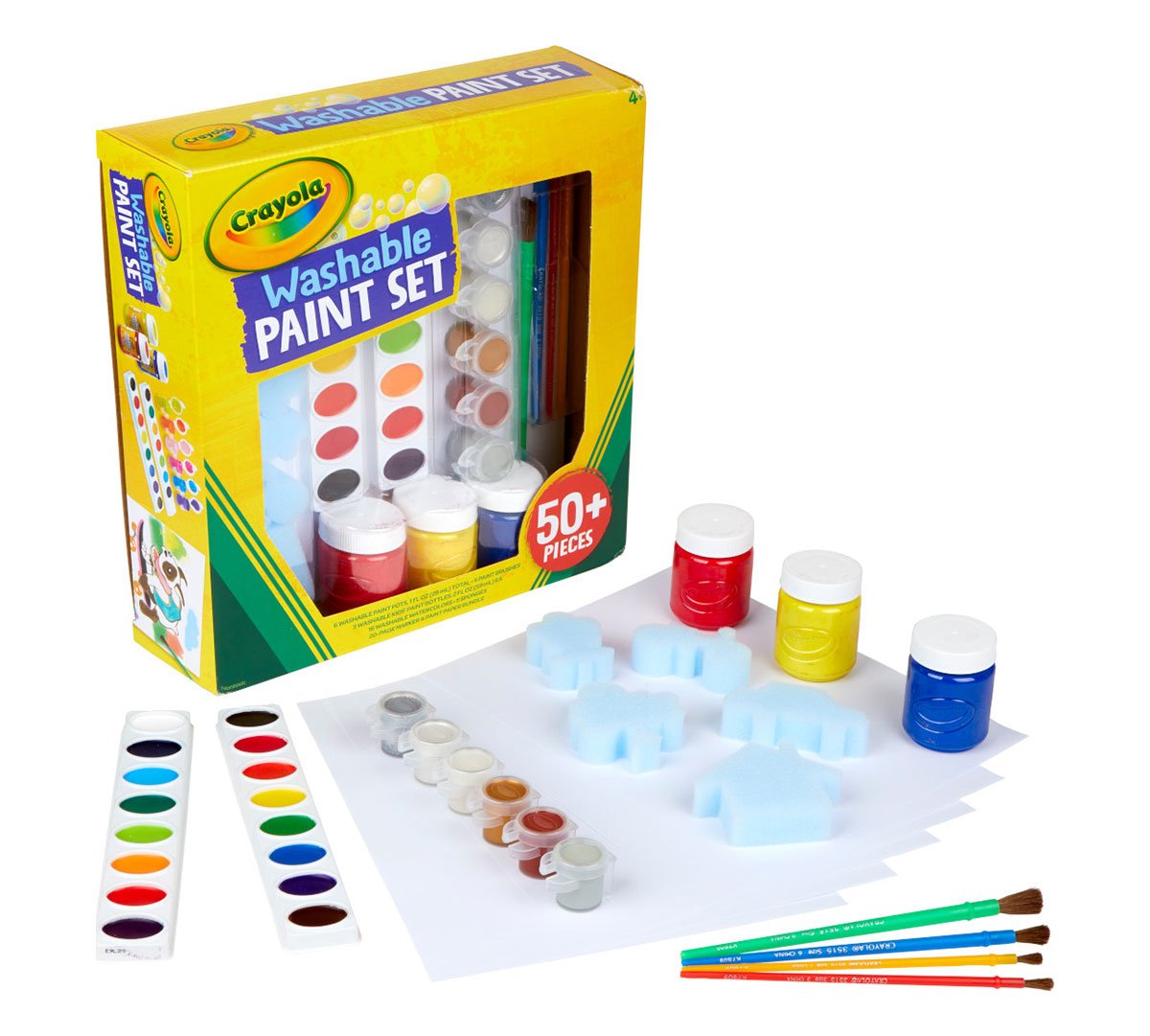 Crayola Washable 50Pcs Paint Set