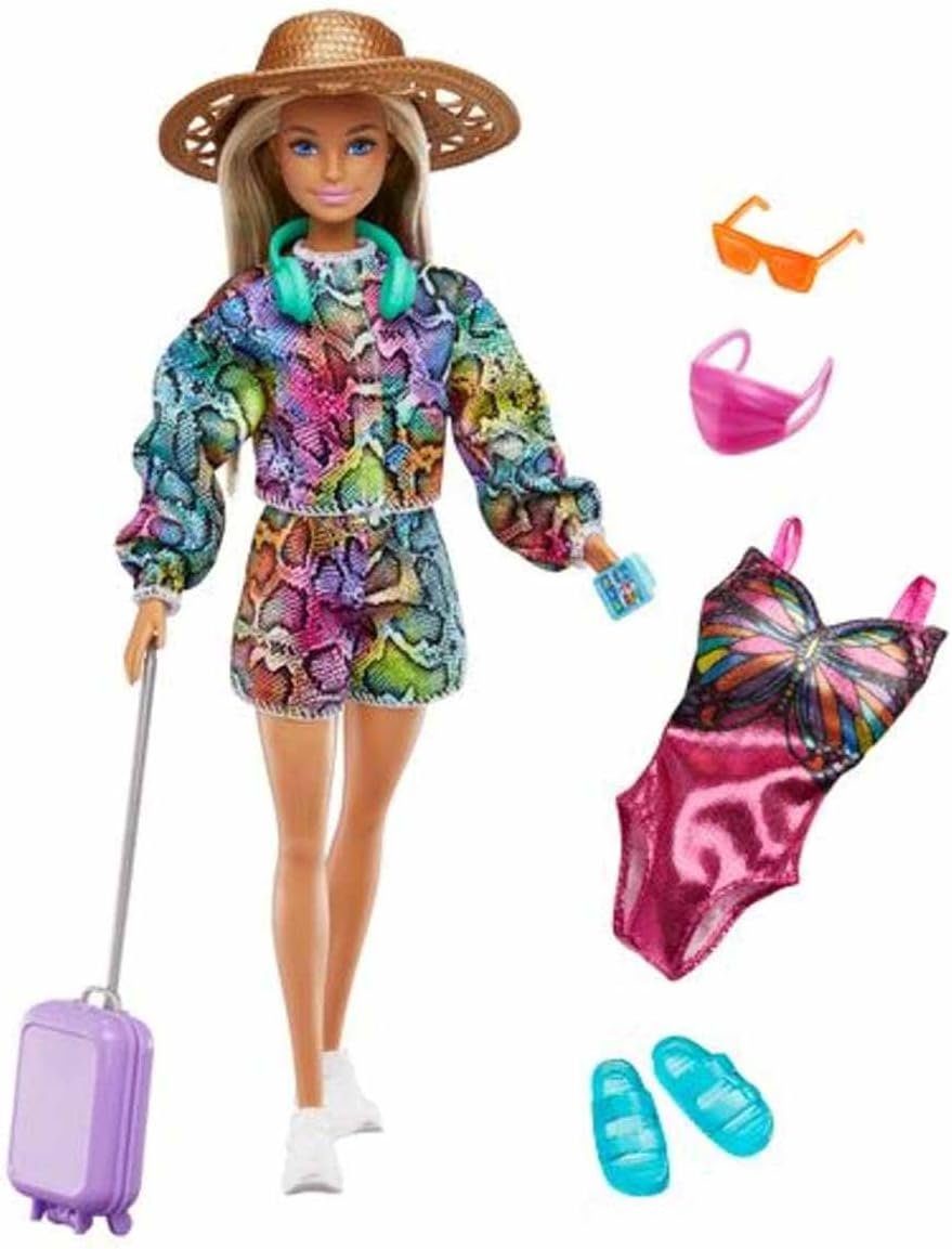 Barbie Travel Playset with Fashionistas Doll - Image 3