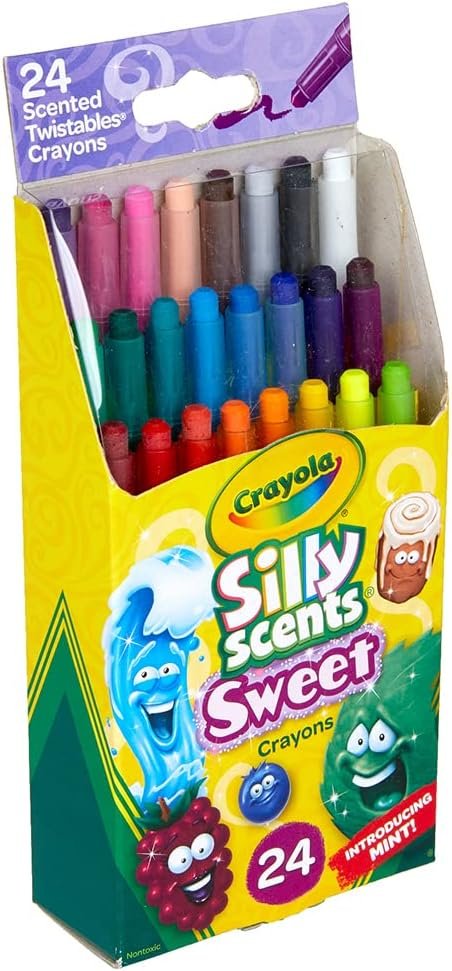 Crayola Silly Scents 24Pcs Crayons - Image 2