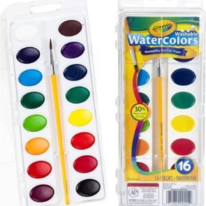 Crayola Washable 16Pcs Watercolors
