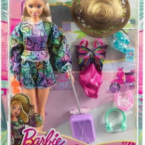 Barbie Travel Playset with Fashionistas Doll