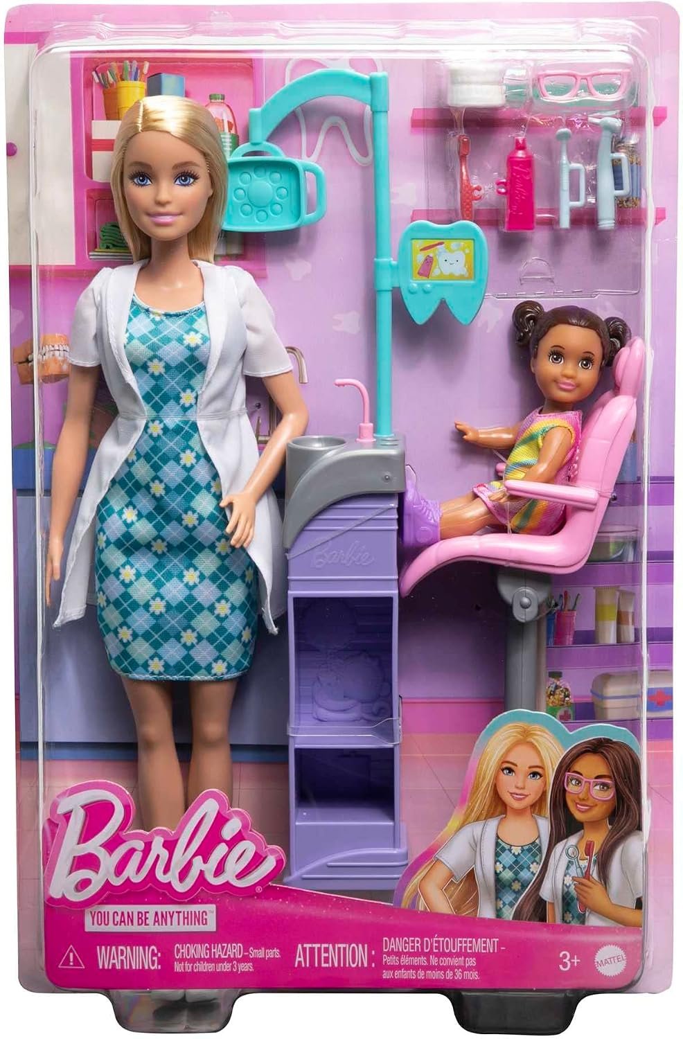 Barbie Dentist Set with 2 Dolls - Image 2