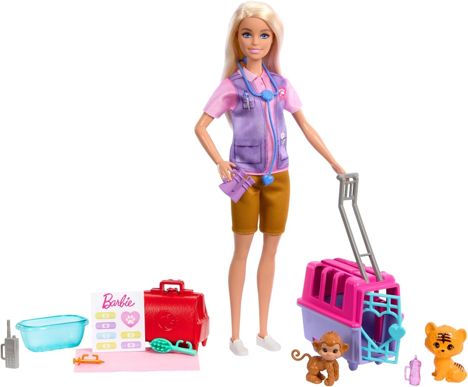 Barbie Doll & Animal Rescue & Recovery Playset - Image 5
