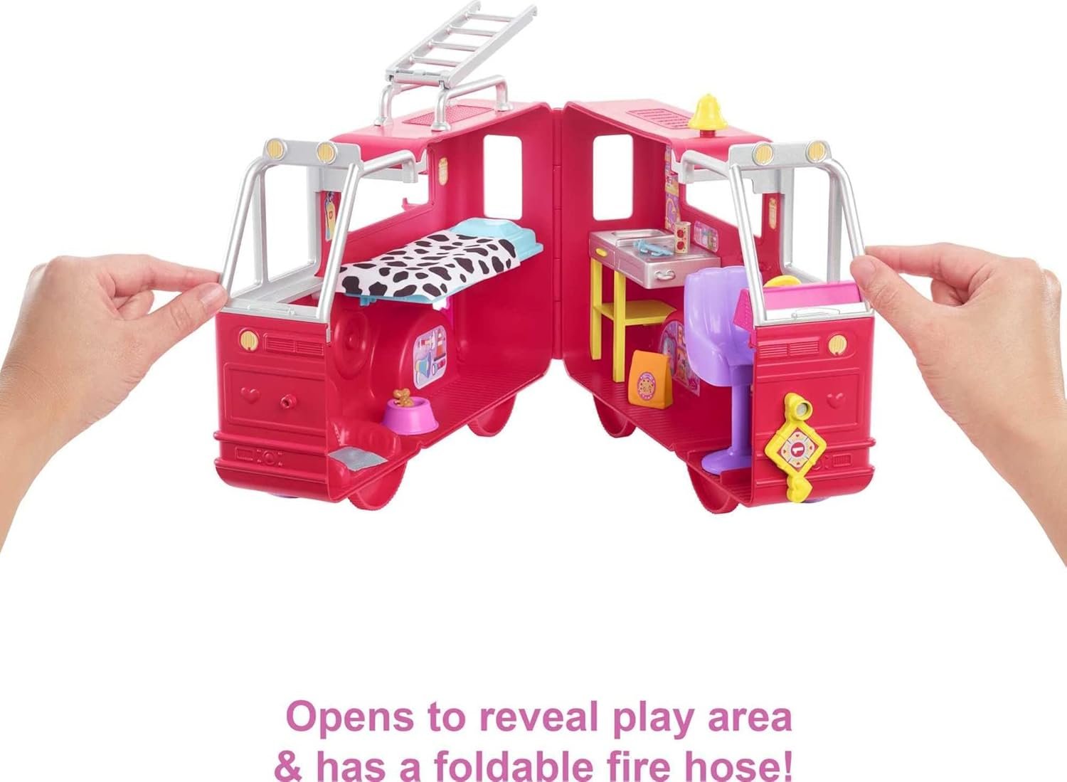 Barbie Chelsea Can Be Doll & Toy Fire Truck Playset - Image 2
