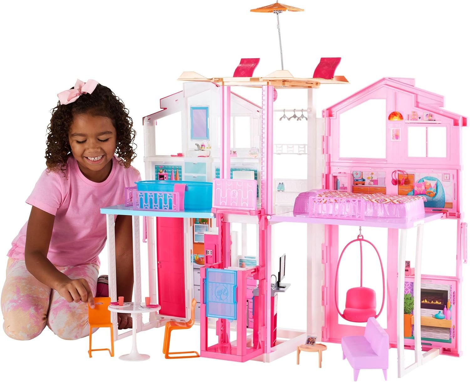 Barbie 3-Story Townhouse Dollhouse - Image 2