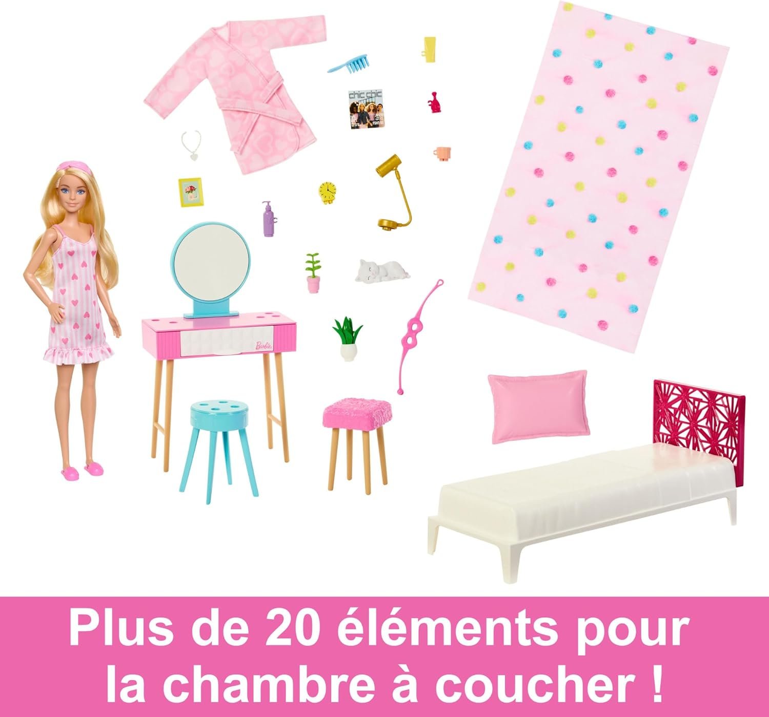 Barbie Doll And Bedroom Playset - Image 4