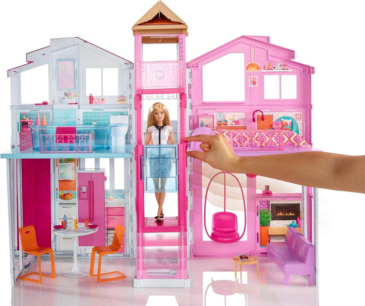 Barbie 3-Story Townhouse Dollhouse - Image 4