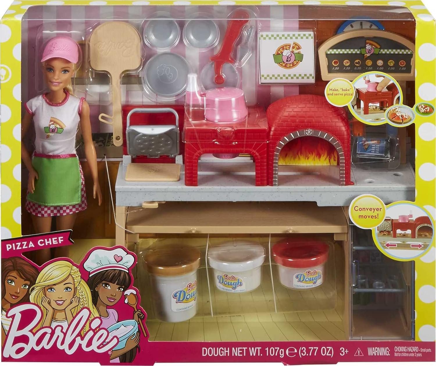 Barbie Pizza Chef Doll and Playset