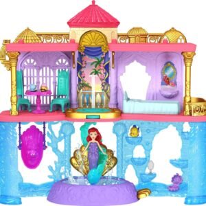 Disney Princesses Deluxe Ariel Castle Set with Small Doll