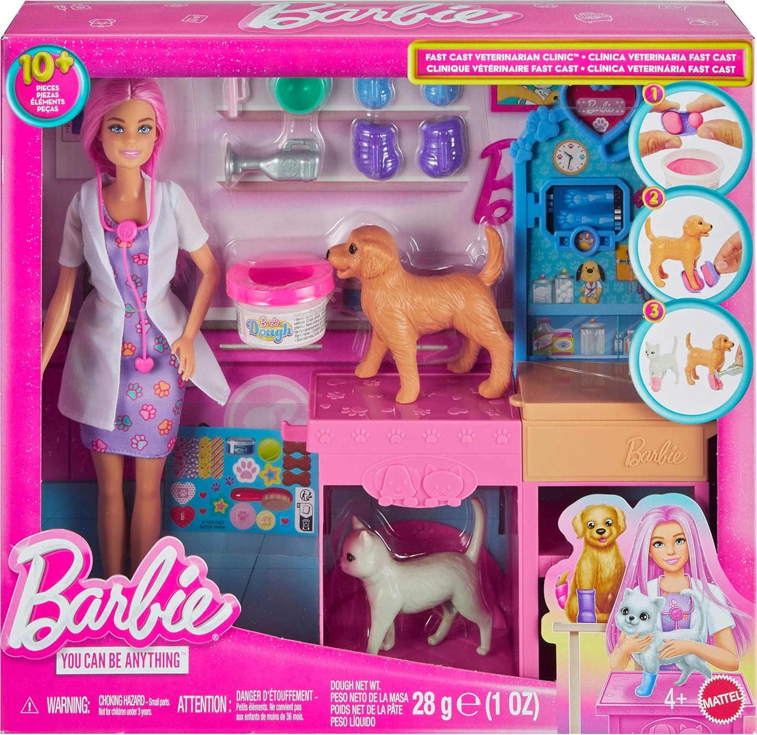 Barbie Careers Pet Veterinary Doll Playset