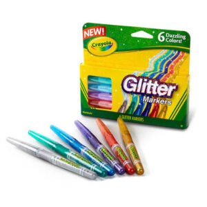 Crayola 6pcs Glitter Markers