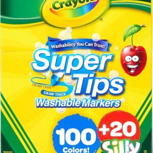 Crayola Super Tips 120Pcs Marker Set