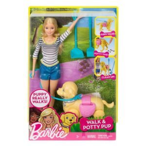 Barbie Walk & Potty Pup Doll