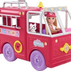 Barbie Chelsea Can Be Doll & Toy Fire Truck Playset