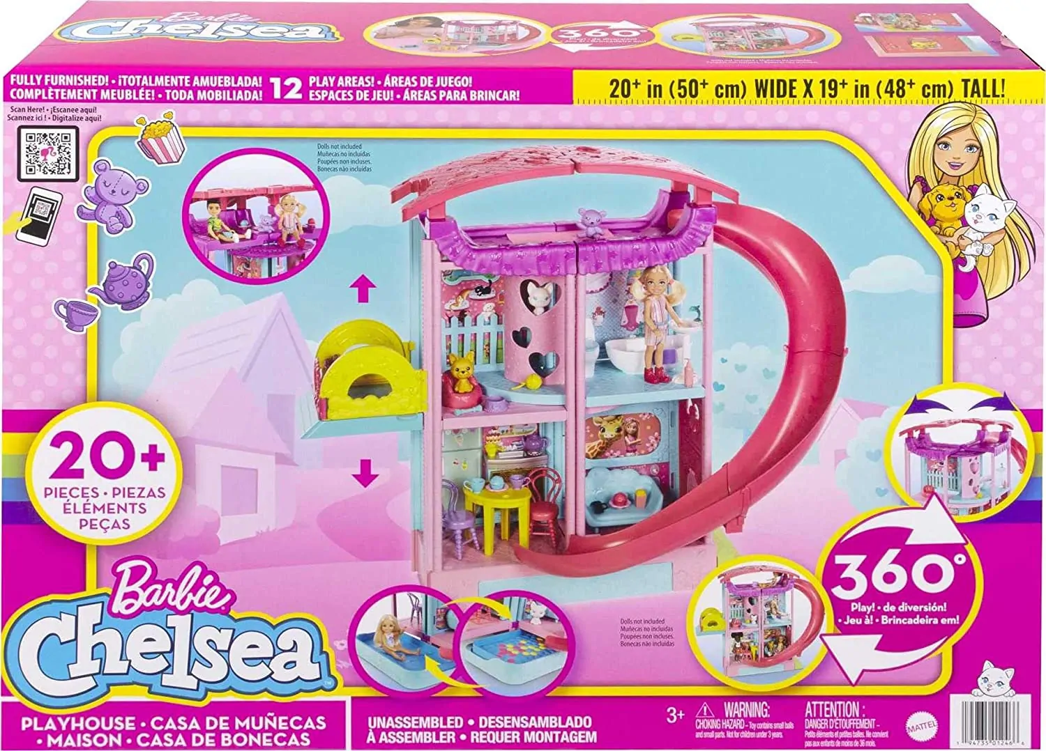 Barbie Doll Chelsea Playhouse