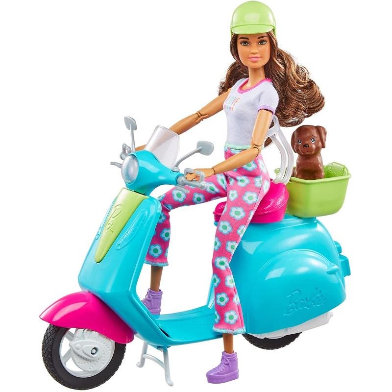 Barbie Holiday Fun Doll, Scooter and Accessories - Image 7