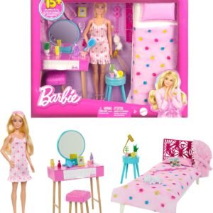 Barbie Doll And Bedroom Playset