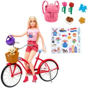 Barbie Pink Passport Doll Playset