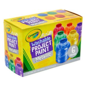 Crayola Washable Metallic 6 Pcs Paint