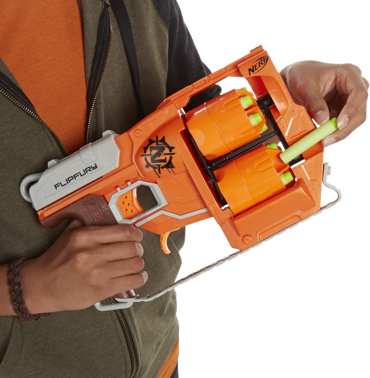 Nerf Zombie Strike FlipFury Blaster - Image 2