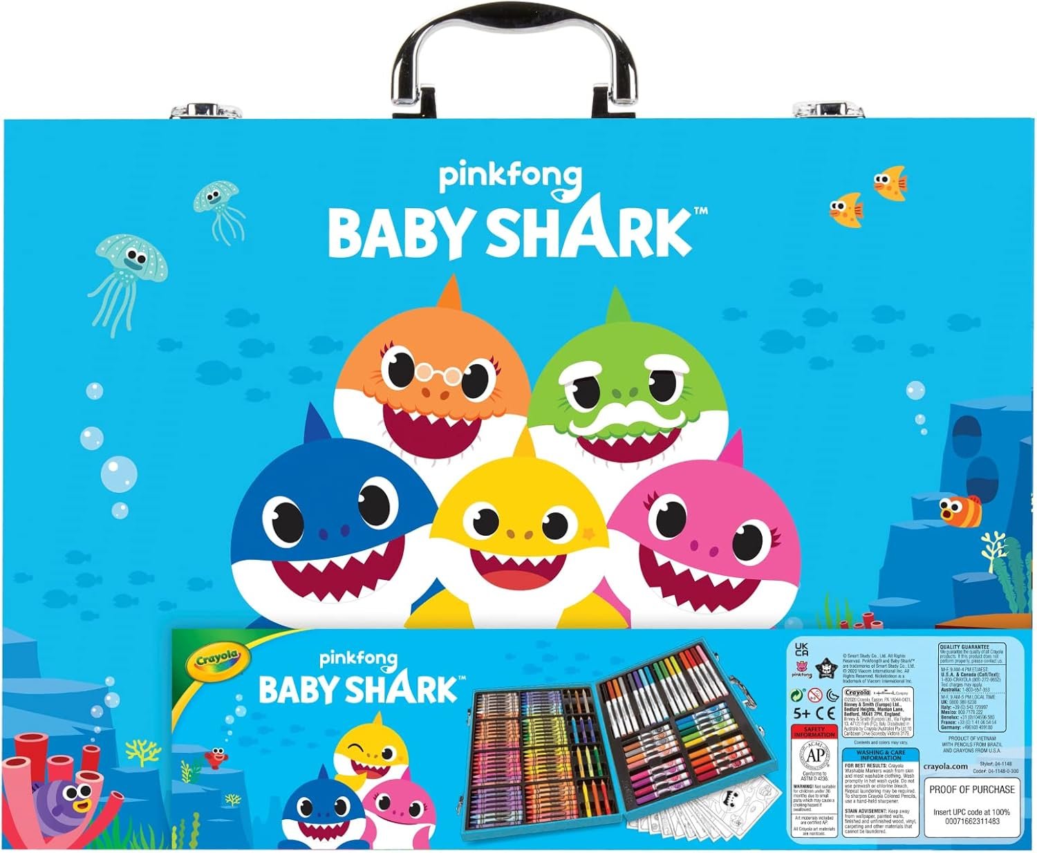Crayola Baby Shark Art Case
