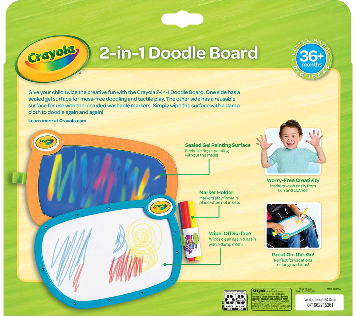 Crayola 2-in-1 Doodle Board - Image 6