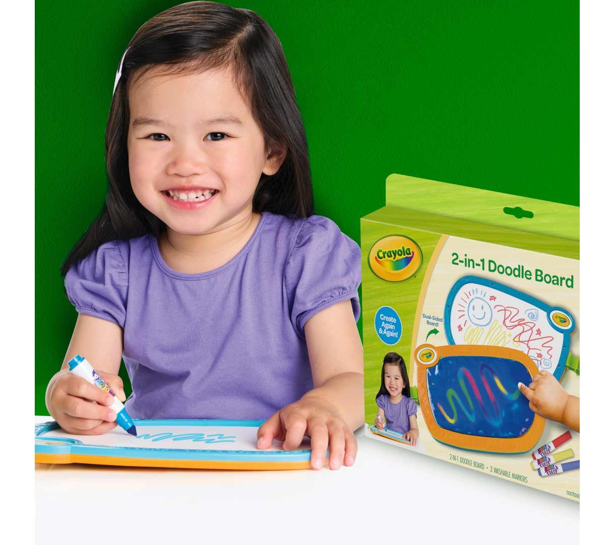 Crayola 2-in-1 Doodle Board - Image 2