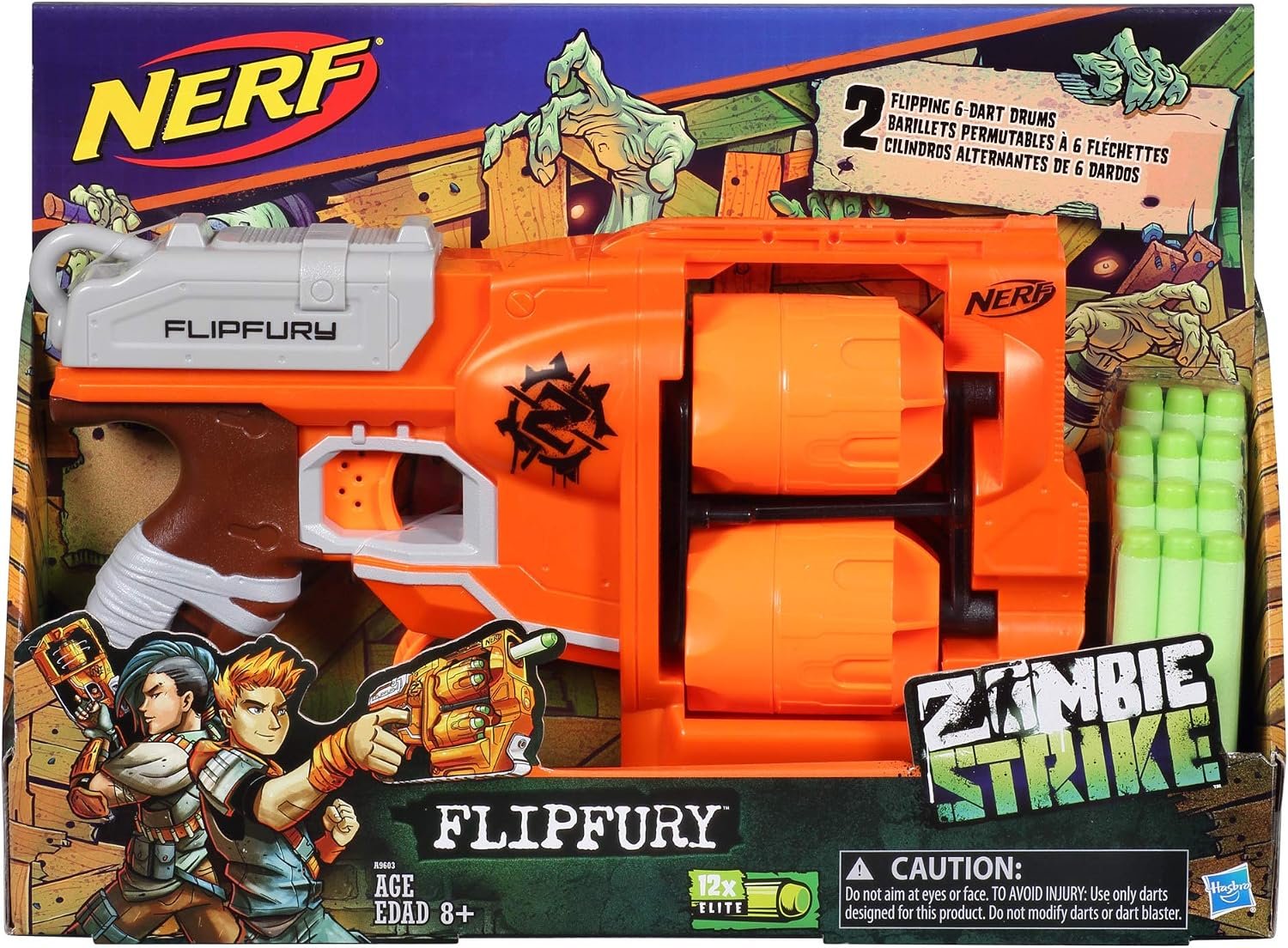 Nerf Zombie Strike FlipFury Blaster - Image 4